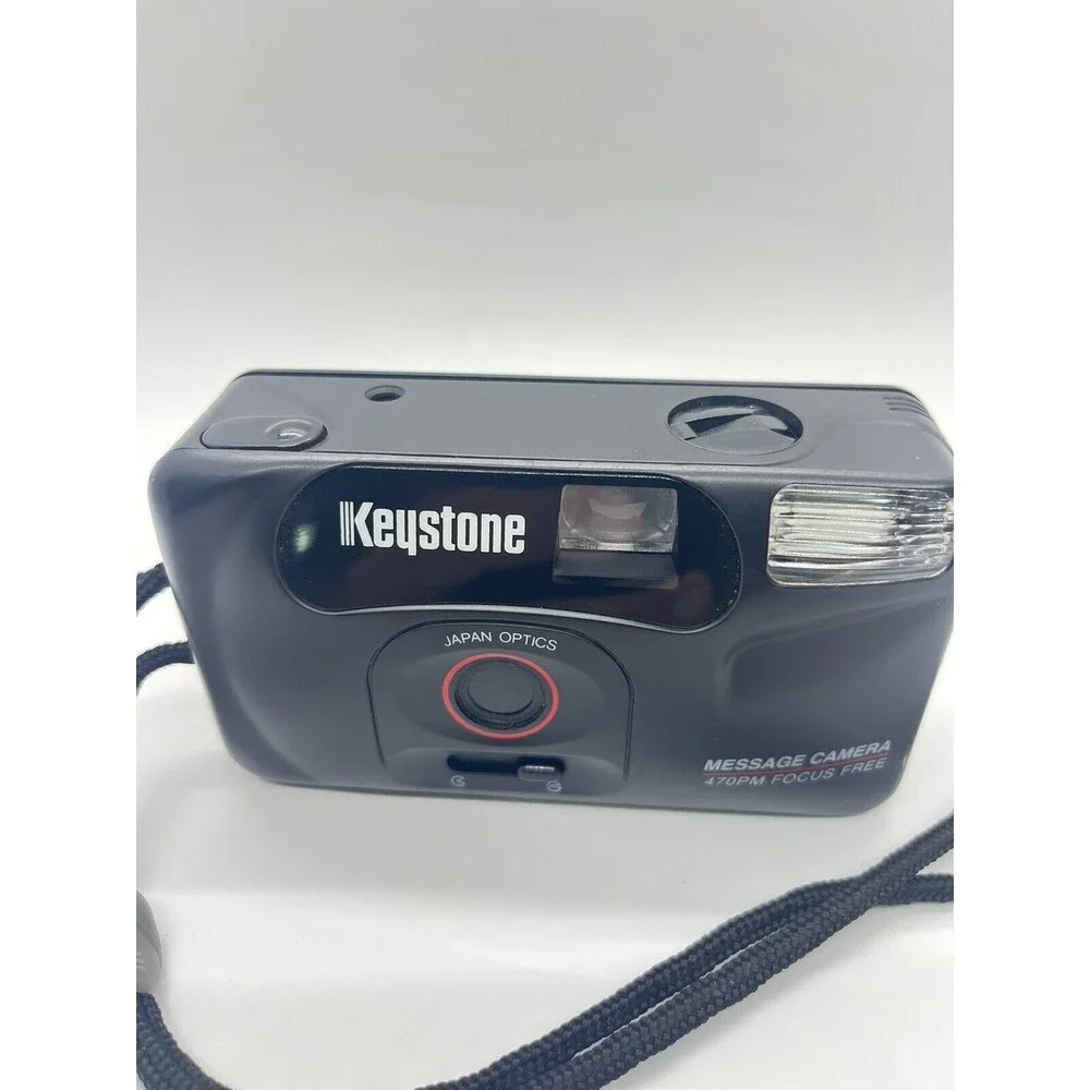 Keystone Photo Message 470 PM 35mm Focus Free Message Camera TESTED